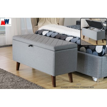 SCANDI OTTOMAN STORAGE BOX